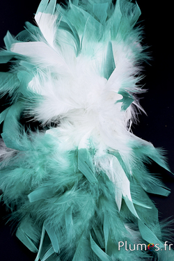 Coq mèche -10 cm - crème-vert